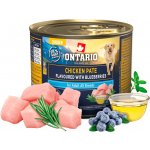 Ontario Adult kuřecí pate s příchutí borůvek 200 g – Hledejceny.cz