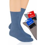 Steven pánské zdravotní ponožky s lemem 048 jeans – Zbozi.Blesk.cz