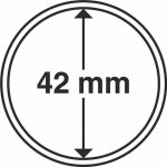 Leuchtturm Kruhové kapsle na mince 14–50 mm 10 ks Vnitřní průměr: 42 mm – Zbozi.Blesk.cz