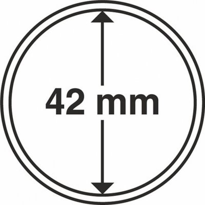 Leuchtturm Kruhové kapsle na mince 14–50 mm 10 ks Vnitřní průměr: 42 mm – Zbozi.Blesk.cz
