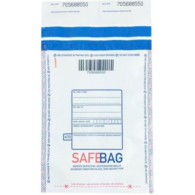 Bezpečnostní obálky SAFEBAG K70 160x245+35 mm – Hledejceny.cz