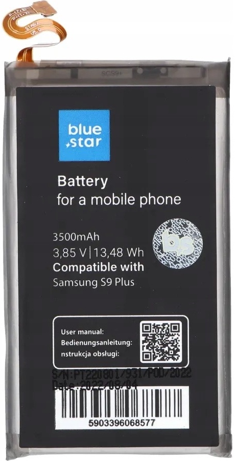 Blue Star Premium Samsung G965 Galaxy S9+ 3500mAh