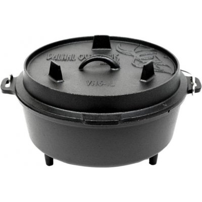 Valhal Outdoor Litinový hrnec s nožičkami 6,1l – Sleviste.cz