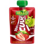 Hello Cuuc 100% s jahodami 12 x 100 G – Zbozi.Blesk.cz