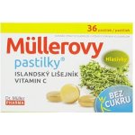 Dr. Müller Müllerovy pastilky s islandským lišejníkem a Vitamínem C bez cukru 36 ks – Sleviste.cz