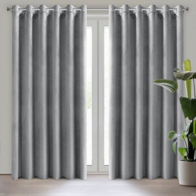 ZÁVĚS MELANIE 215X250 CM STŘÍBRNÁ – Hledejceny.cz