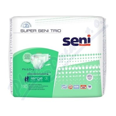 Seni Super Trio Extra L 10 ks