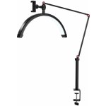 Kosmetická lampa Half moon LED 16" 20 W, 3000-6000K, uchycení na desku stolu – Zboží Mobilmania