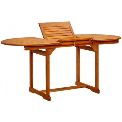 Omaxi 642184 Zahradní jídelní stůl (120–170) x 80 x 75 cm masivní akácie – Hledejceny.cz