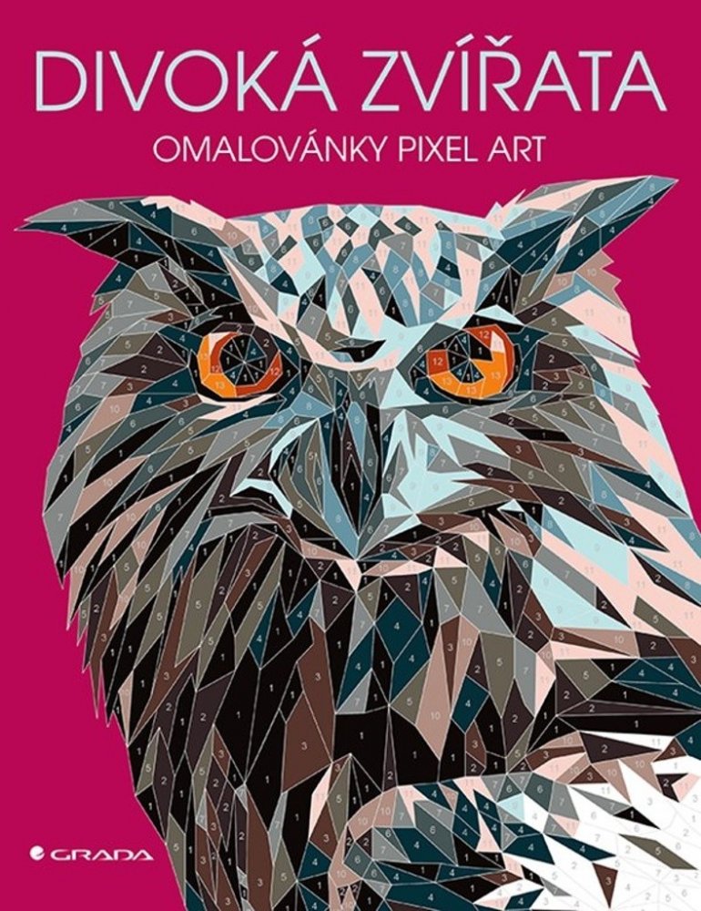 Omalovánky Pixel Art Divoká zvířata – Zboží Dáma
