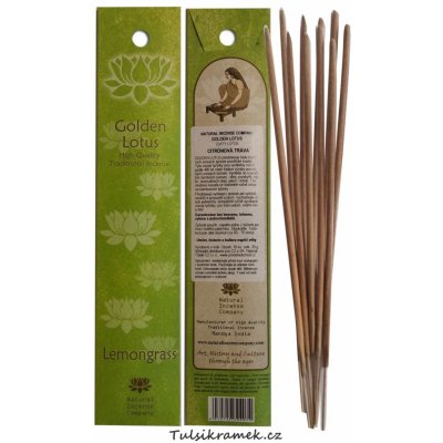 Golden Lotus vonné tyčinky Citronová tráva 10 ks – Hledejceny.cz