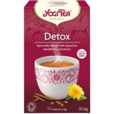 Yogi Tea Bio Ajurvédský čaj Detox 17 ks – Zbozi.Blesk.cz