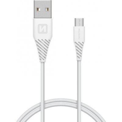 Swissten Datový kabel Micro USB 1,5m, bílý – Zbozi.Blesk.cz