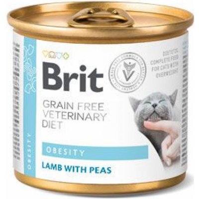 Brit Veterinary Diets Cat GF Obesity Lamb with Peas 0,2 kg – Zbozi.Blesk.cz