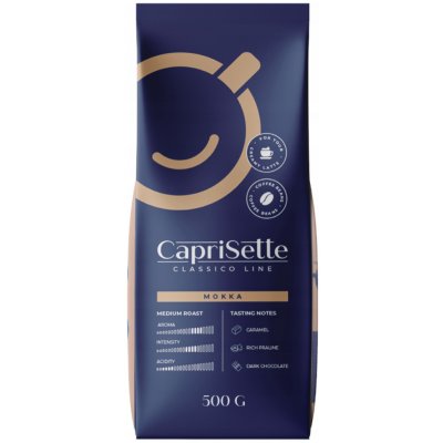 Przyjaciele Kawy Caprisette Classico Mokka zrnková 0,5 kg – Hledejceny.cz