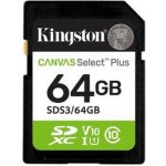 Kingston SDXC 64GB Canvas Select Plus SDS3/64GB – Zboží Živě