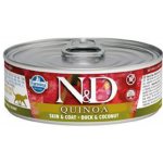 N&D Cat QUINOA Adult Duck & Coconut 80 g – Hledejceny.cz