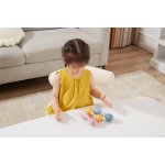 Viga dřevěná dvojitá rumbakoule Slon modrá – Zboží Dáma