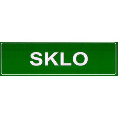 PROFIBA Samolepka "SKLO" – Hledejceny.cz