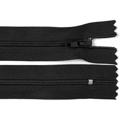 Spirálový zip No 3 délka 12 cm autolock, malé, 332 černá – Hledejceny.cz