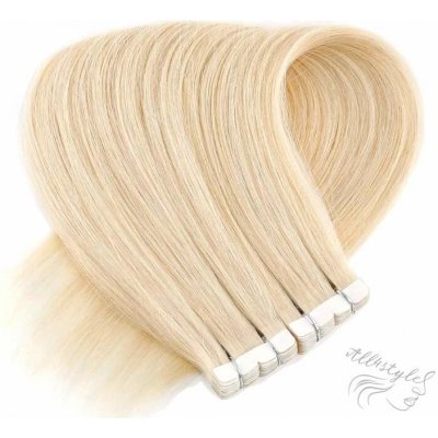 Vlasové PU pásky MINI Tape in na prodlužování vlasů 50cm 22 světlá blond – Zbozi.Blesk.cz