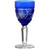 Hrnek a šálek Caesar Crystal Sklenice na víno Flake barva modrá 105 ml