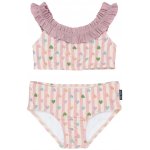 MIKK LINE Dívčí bikini s volánkovými ramínky růžové Heart Růžová – Zbozi.Blesk.cz