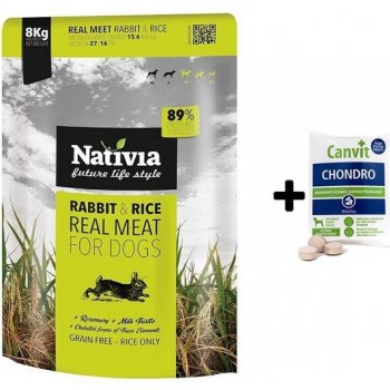 Nativia Real Meat Rabbit and Rice 8 kg