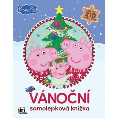 Prasátko Peppa vánoční samolepková knížka – Zboží Dáma