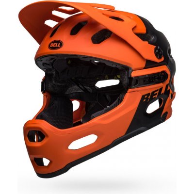 Bell Super 3R MIPS matt Orange/black 2024 – Zboží Mobilmania