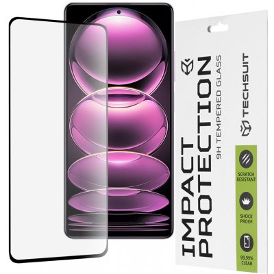 Techsuit 111D celoplošné lepící sklo Xiaomi Redmi Note 12 Pro 5G Black 145438 – Zboží Živě