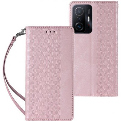 Pouzdro MG Magnet Strap Samsung Galaxy A12 5G, růžové