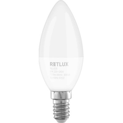 Retlux RLL 429 C37 E14 candle 8W WW – Zboží Mobilmania