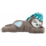 JUNIOR lenochod s tlukoucím srdcem plyš 34 cm – Zboží Dáma