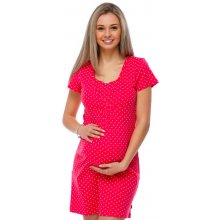 Kojící a těhotenská košilka 1C0936 růžová