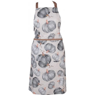 Clayre & Eef Bavlněná dámská zástěra s dýněmi Country Style Pumpkin 70x85 cm – Hledejceny.cz