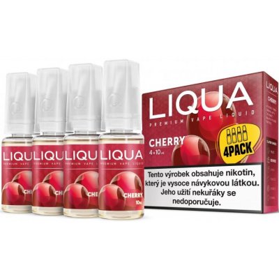 Ritchy Liqua 4Pack Cherry 4 x 10 ml 3 mg