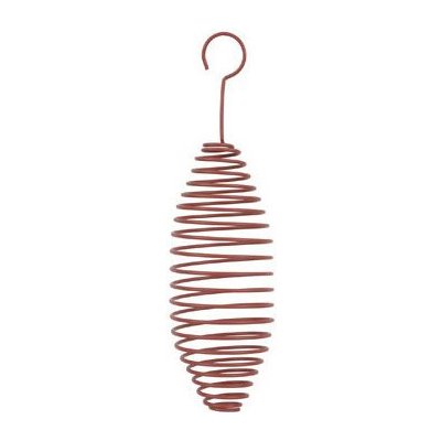 Zolux Krmítko venkovní Spiral na lojové koule 22 cm kov červená – Sleviste.cz