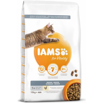 Iams for Vitality Cat Adult Indoor Chicken 2 x 10 kg – Zboží Mobilmania