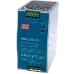 Průmyslový zdroj Mean Well NDR-240-24, 24V=/240W spínaný na DIN lištu – Hledejceny.cz