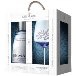 Gin Mare 42,7% 0,7 l (dárkové balení 1 sklenice) – Zboží Dáma