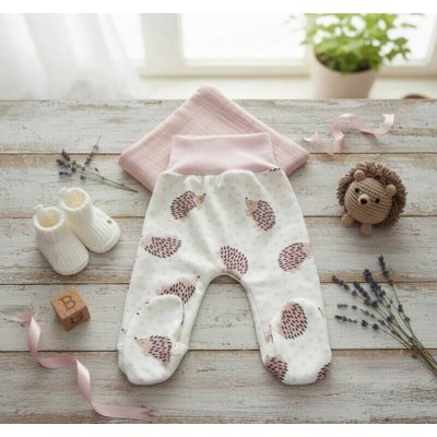 Kojenecké polodupačky Ježeček růžový – Zboží Mobilmania