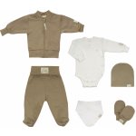 Esito Souprava do porodnice 6D Bambus Brown hnědá – Zboží Dáma