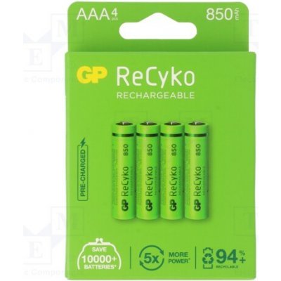 GP ReCyko Ready2Use AAA 850mAh 4ks 85AAAHCE-EB4