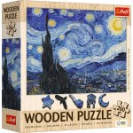 TREFL Vincent van Gogh Dřevěné Art Hvězdná noc 200 dílků – Hledejceny.cz