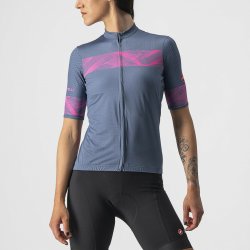 Castelli Fenice dámský steel blue/pink fluo