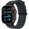 Řemínek k chytrým hodinkám Apple Watch 49mm černý Oceánský řemínek - provedení z černého titanu MYPD3ZM/A