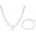 Biju set z chirurgické oceli květiny se zirkony řetízek náramek 233 – Zboží Dáma