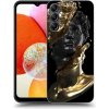 Pouzdro a kryt na mobilní telefon Samsung Picasee silikonové Samsung Galaxy A15 A155F 4G Gold Black černé