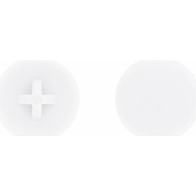 Plastová krytka na šrouby/vruty TX30 bílá pr. 16 mm, 30 ks – Hledejceny.cz
